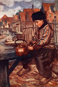 Un ragazzo che pulisce un bollitore, 1904